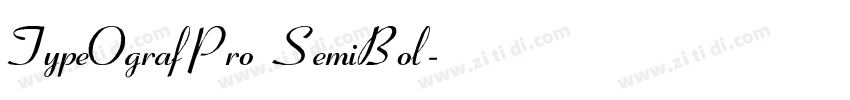 TypeOgrafPro SemiBol字体转换 TypeOgrafPro SemiBol字体转换